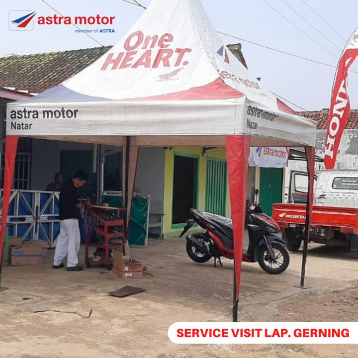 Ahass Astra Motor Natar Hadir Kembali Service Visit di Lapangan Gerning